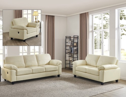 Cream genuine leather seater - genuine,