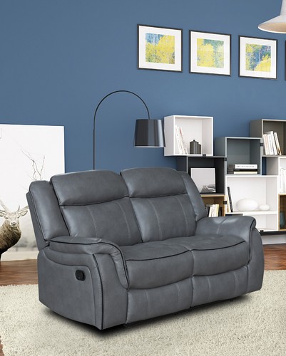 Grey high grade leather - high,