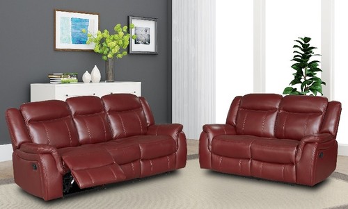 Burgundy red leather - burgundy, 3