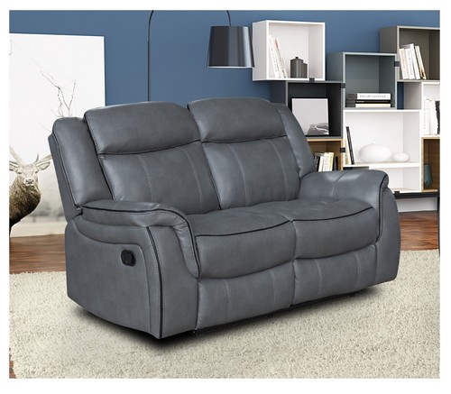Grey high grade leather - high,