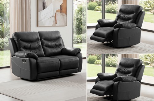 Black high grade leather - high,