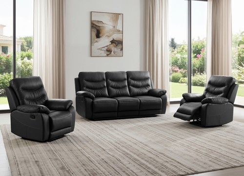 Black italian leather - black, +
