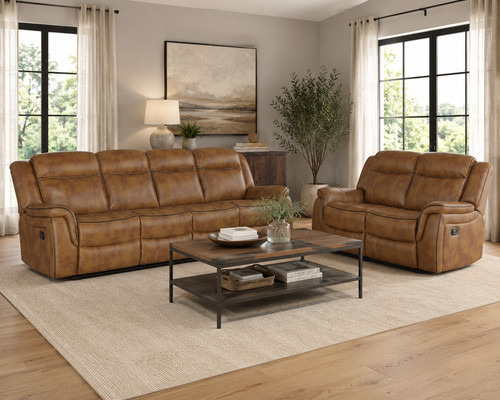 Tan brown leather - tan, gel