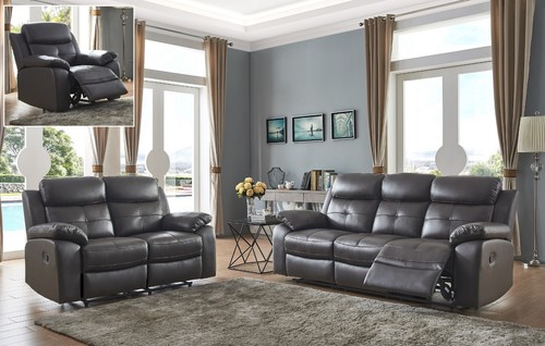 Brown genuine leather - leather, 3